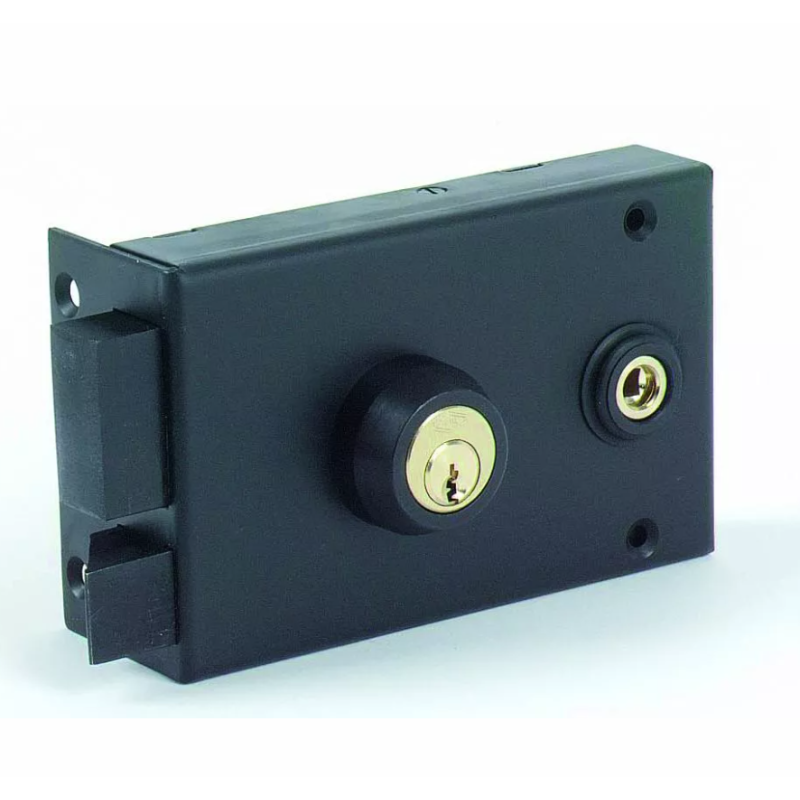 Jpm 130400-02-2a Gitterschloss Mit Rundzylinder – Links – Villot – C50 – 140 × 88 × 29 Mm