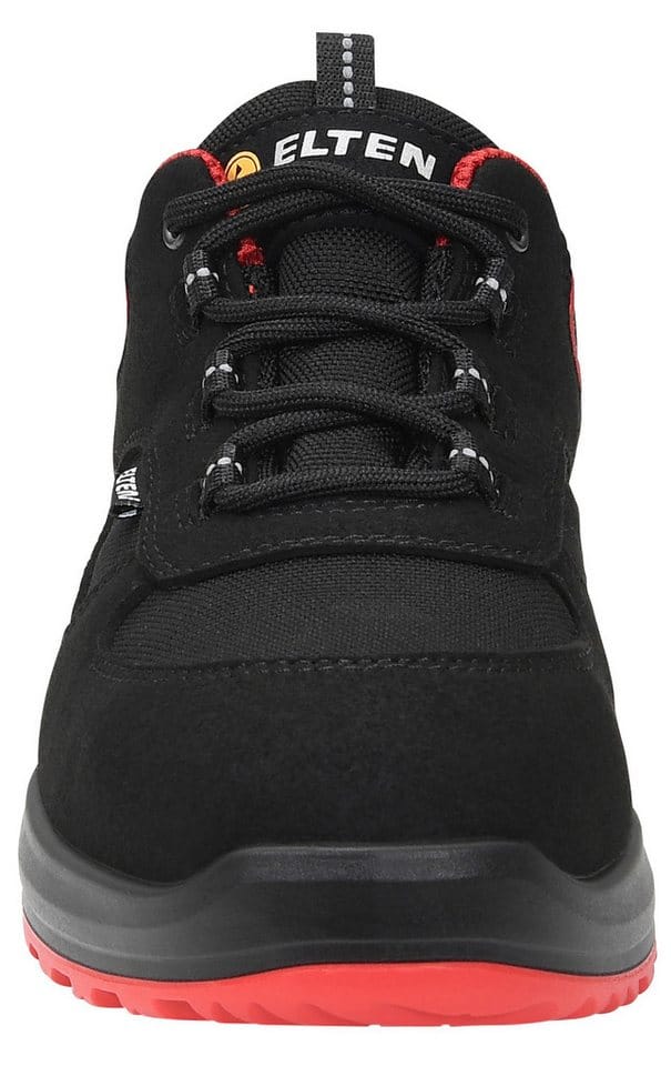 Elten Damen-Sicherheitshalbschuh Hannah Xxtl Black-Red Low Esd S3 Gr. 35