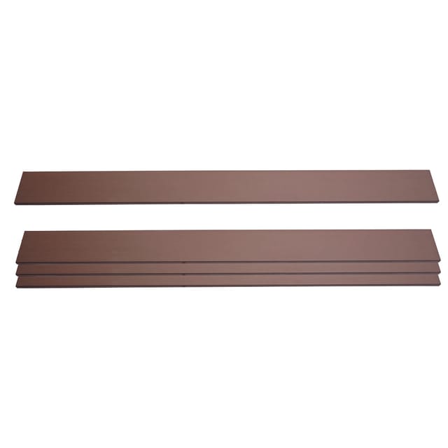 MCW 4er Set Latten Für WPC-Sichtschutz Savoie Bretter Windschutz Ca. 1qm - 180cm Braun