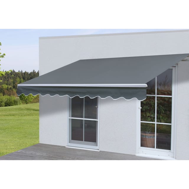 MCW Alu-Markise E31 3x2,5m Acryl Grau