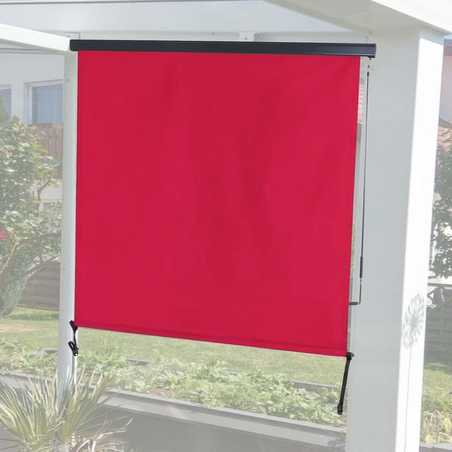 MCW Vertikalmarkise F42 250x180cm Bordeaux-Rot