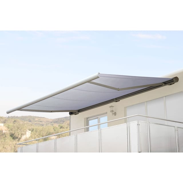 MCW Elektrische Kassettenmarkise H123 4,5x3m Acryl Creme