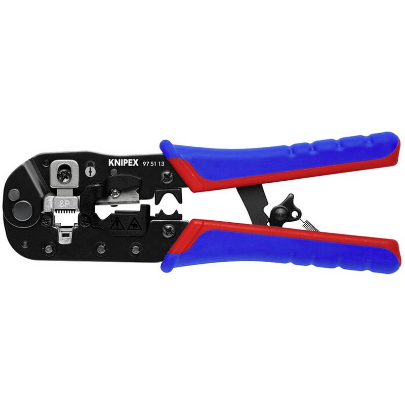 [gebraucht] B-ware Knipex Crimpzange Für Rj45-westernstecker 97 51 13 Zange Crimpwerkzeug