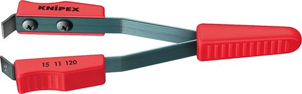 Knipex 15 11 120 Lackabzieh-pinzette Geriffelt 125 Mm