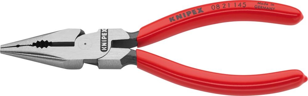 Knipex 08 21 145 Spitz-kombizange Schwarz Atramentiert 145 Mm