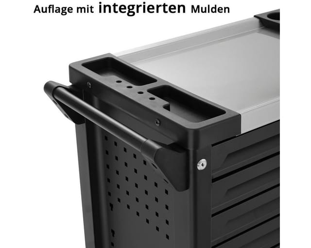STAHLWERK Werkstattwagen Phoenix mit 260-teiligem Chrom-Vanadium-Werkzeug