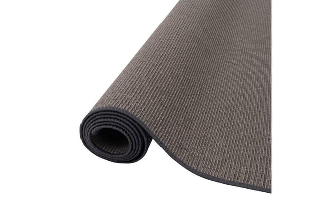Snapstyle Sisal Natur Teppich Klassisch Anthrazit 80x160 cm