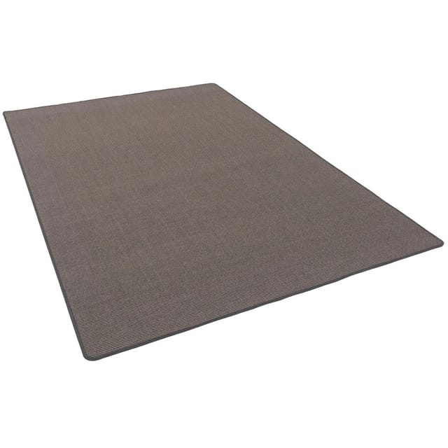 Snapstyle Sisal Natur Teppich Klassisch Anthrazit 100x300 cm