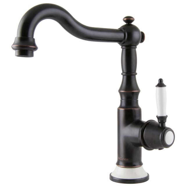 PaulGurkes Nostalgie Waschtischarmatur Küchenarmatur im Retrodesign Retro Schwarz Kupfer