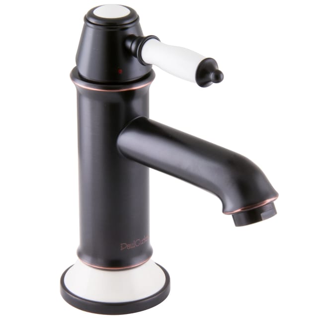 PaulGurkes Nostalgie Wasserhahn Einhandmischer Retro Waschtischbatterie Retro Schwarz Kupfer I