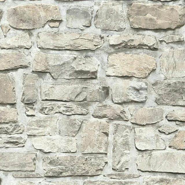 Bricoflor Hellgraue Vliestapete in Steinoptik 3D Mauertapete in Naturstein Optik Ideal für Wohnzimmer und Schlafzimmer