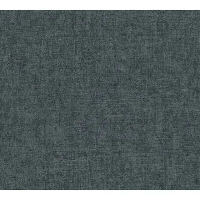 Bricoflor Uni Tapete in Schwarz Textiloptik Vliestapete in anthrazit Moderne Wohnzimmer und Schlafzimmer Wandtapete in Leinenoptik