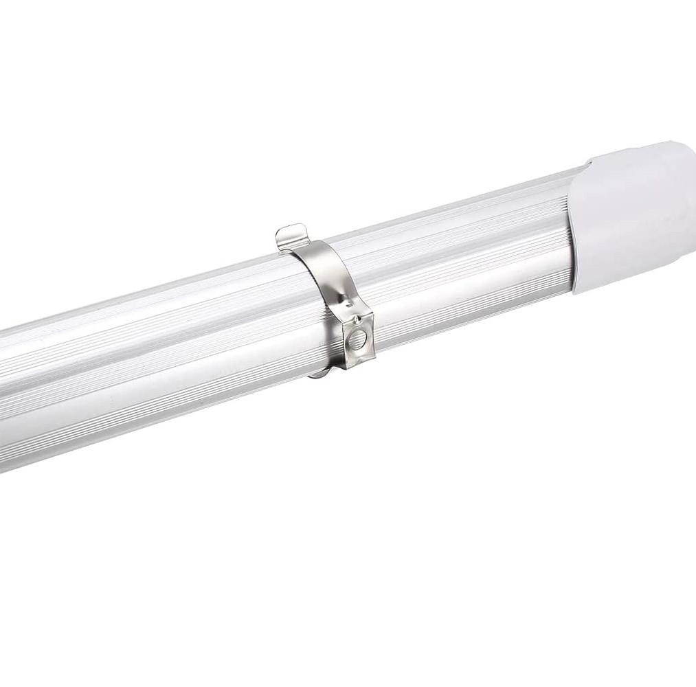 Efectoled - Befestigungsklammer Aluminium Für T8-röhren (2 Einheiten) Silbern