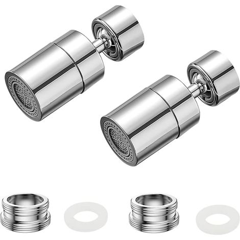 Stück Messing-schwenkarmatur-luftsprudler, Verstellbarer Sprühstrahl, Wassersparender Schaumspender, Schwenkarmatur-adapter, Sprühgerät Für Bad Und Küche