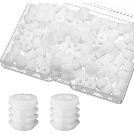 100 Stück 8,6 X 10 Mm Kunststoffscharniere. Verlängerungsscharniere Und Befestigungen Für Töpfe, Obere Scharniere Zur Reparatur Von Schrankmöbeln, Positionierstifte, Beschläge.