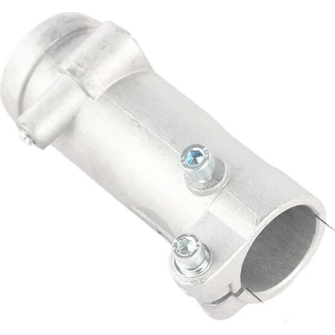 Set Aus 2 Flexiblen Aluminium-verbindungsrohren Für Rückenfreischneider Und Ersatzbürste, Silberfarben, 94 Mm Lang