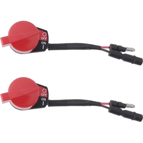 2 Stück Motorstoppschalter Für Rasenmäher Mit Schrauben 35120-z5t-0031 Kompatibel Mit Honda Gx240, Gx270, Gx340, Gx390, Gx340ut2