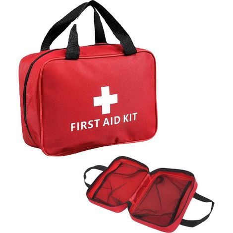 Leerer Erste-hilfe-kasten, Tragbarer Erste-hilfe-kasten, Leere Tragbare Erste-hilfe-tasche, Tragbare Erste-hilfe-sets, Tragbare Medikamentenaufbewahrungstasche