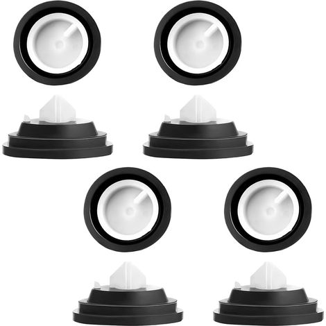 4er-set Ventilmembran-unterlegscheiben, Toilettenspülmembran, Schwimmerventilmembranen, Einfache Toilettenspülreparatur, Schwimmerventile, Hochwertiges Gummimaterial