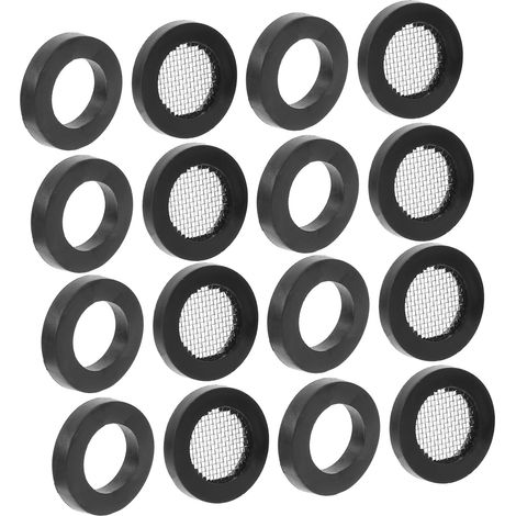 Dichtungsring-set Aus Edelstahl Für Badewannenarmaturen Und Gartenarmaturen – 20-teilig, Schwarz, 4-punkt – Zubehör Für Sanitärinstallationen, Gartenarbeit Und Reparaturen