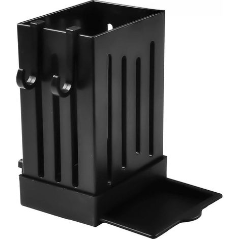 Silberner, Wandmontierter Besteckabtropfer Aus Abs-kunststoff Mit Abtropfschale, Ideal Für Küchenutensilien, Silberbesteck, Bürsten Und Schwämme.