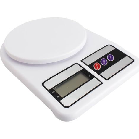 Digitale Küchenwaage Tempo Di Saldi Mit Lcd-display, Tara-taste Und Einem Messbereich Von 1 G Bis 7 Kg