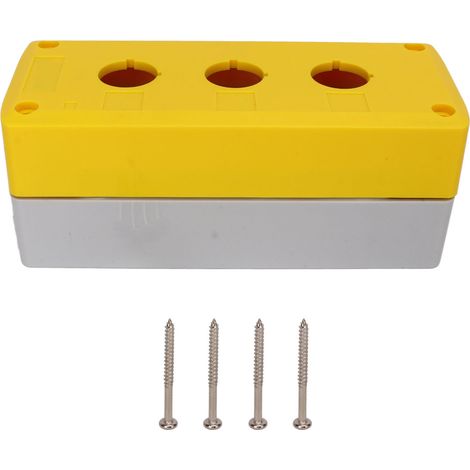 3-loch-drucktasterkasten, 22 Mm, Wasserdichte Ip65-schaltersteuerung Für Elektrische Geräte