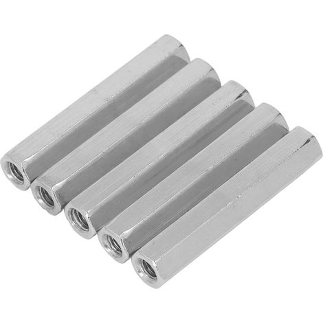Sechskant-kupplungsmutter M8x1,25, 75 Mm Länge, Verbindungsmuttern Aus Edelstahl 304 Für Bolzen, Maschinenschrauben, 5 Stück