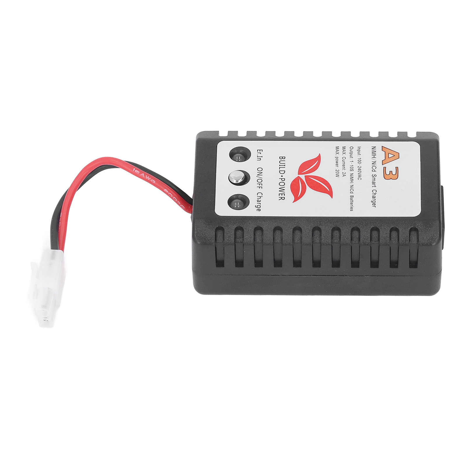 Intelligentes 20-w-ladegerät Mit Led-anzeige Für 6-v-, 7,2-v-, 8,4-v- Und 9,6-v-nimh- Und Nicd-akkus (110–240 V Wechselstrom, Eu-stecker)