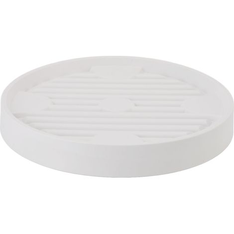 Pflanzenständer Aus Paletten, Runder Blumentopfständer, Servierwagen Für Drinnen Und Draußen Mit Versteckten Rollen, Multifunktional, Innendurchmesser 31,5 Cm / 12,4 Zoll