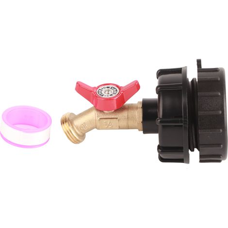 Ibc-container-adapter, Tankhahnanschluss, Ventilteile, Kleine Düse