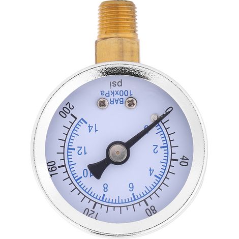 Psi-manometer, Wasserdruckmesser, 0-14 Bar Hydraulischer Test Zur Bar/psi-messung
