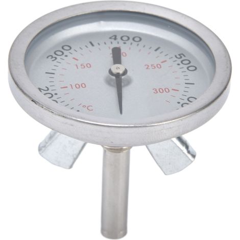 Bimetallisches Grillthermometer Aus Edelstahl, Hohe Präzision 100 Bis 475 °f, Einfache Montage, Vielseitig Einsetzbar Für Grills