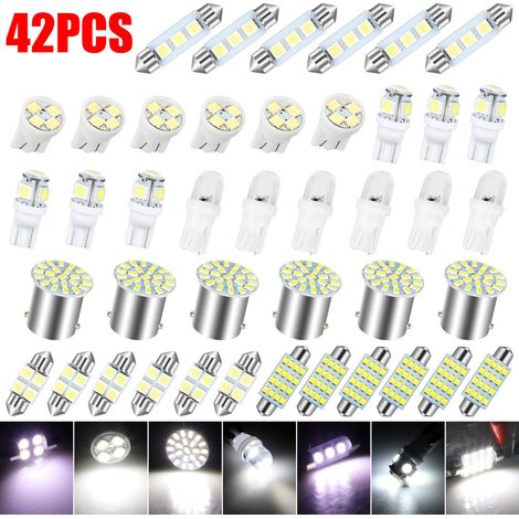 Led-lampen-kombinationsset Für Autos, Für Innenraum-/kuppel-, Karten-/kofferraum-/kennzeichenbeleuchtung