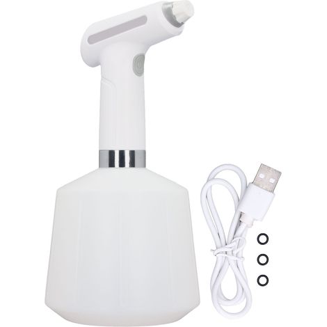Elektrische Pflanzensprühflasche, 3,7 V, Wasserdicht, Einfache Bedienung, Akkuanzeige, Usb-ladeanschluss, Einstellbare Lautstärke, 1,5 L