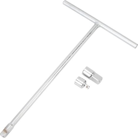3/8-zoll-antriebs-t-griff-schlüssel Mit 1/4-zoll- Und 1/2-zoll-adaptern, Steckschlüsselhalter Aus Chrom-vanadium-stahl Für Kraftsparendes Arbeiten