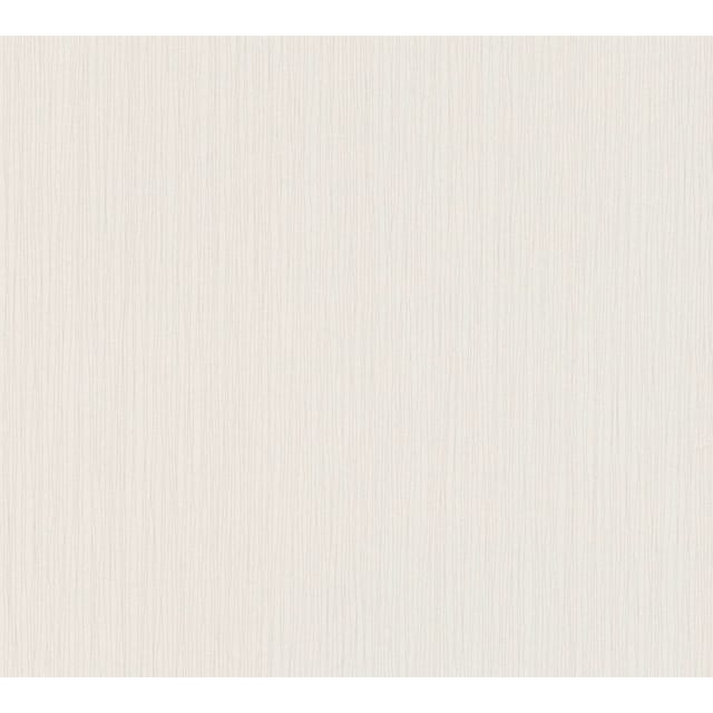 Bricoflor Linien Tapete in Creme Weiß Schlichte Vliestapete mit Linienmuster Ideal für Küche und Badezimmer Dezente Vinyl Wandtapete