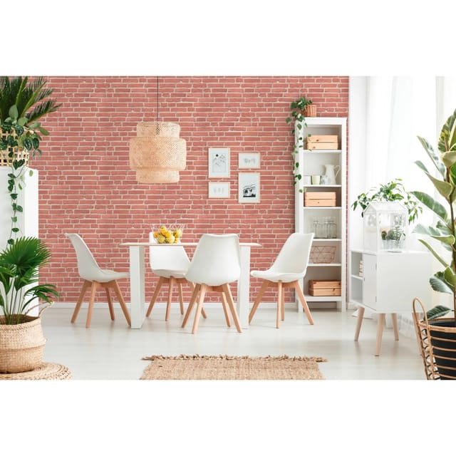 A.S. Création Tapete Stein-Optik Rot und Beige 53 cm x 10,05 m AS-942831