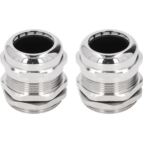 Ip68-zertifizierte, Spannungsfeste Kabelverschraubung, Wasserdicht, Vernickeltes Messing, Metall-kabelgriff Für Elektrodosen, M32-beleuchtung
