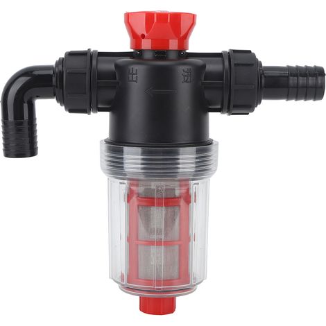 Bewässerungswasserpumpenfilter, Feinmaschig, Doppellagig, Hochleistungs-inline-filter Für Garten Und Rasen, 32 Mm Anschluss (1,2 Zoll Außenrohr)