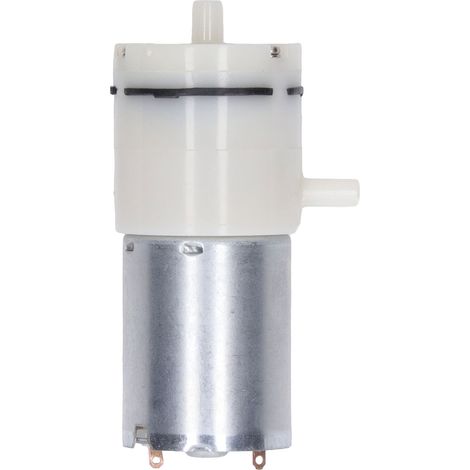 Mikro-luftdruckpumpe, Gleichstrom-membranvakuumpumpe Mit 90°-winkelanschlüssen, Weiß, 12 V