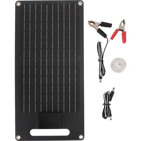 50-w-12-v-solarpanel, Hoher Wirkungsgrad, Duales Usb-ladegerät Zum Laden Von Fahrzeugbatterien Und Mobiltelefonen