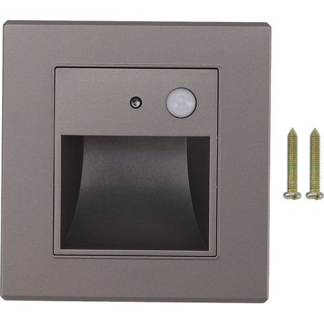 1,5 W 3000 K Sensorgesteuerte Treppenleuchte, Led-einbauleuchte Mit Bewegungsmelder, 180–240 V