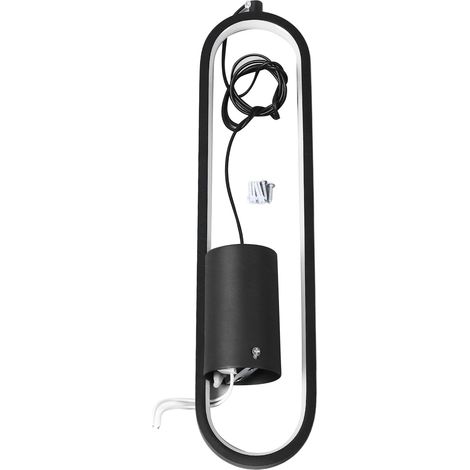 Schlichte, Moderne 18-w-pendelleuchte Mit 3 Farbtemperaturen, Led-hängeleuchte, 85–265 V, Für Schlaf- Oder Wohnzimmer, Schwarz