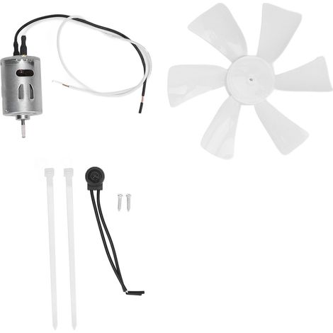 Satz Von 6-zoll-kunststoff-lüfterflügeln Für Wohnmobile, Mit 12-v-motor Und D-förmigen Wellen Zur Luftzirkulation.