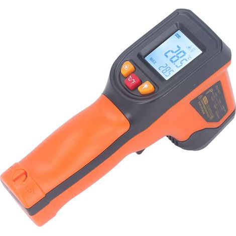 Infrarot-thermometer Mit Digitalanzeige, Tragbares Temperaturmessgerät, Geeignet Für Industrielle Temperaturen Von -50 Bis 400 Grad