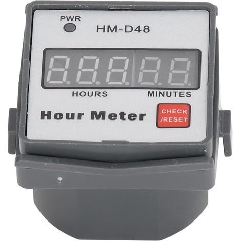 Digitaler Betriebsstundenzähler 0-999,99 H, Ac 220 V Timer Für Motorgeräte