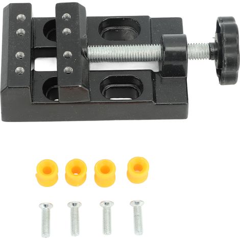 Mini-schraubstock Aus Aluminiumlegierung, Flacher Parallel-tischschraubstock Für Heimwerkerarbeiten, Bastelarbeiten, Schnitzereien Und Bildhauerei