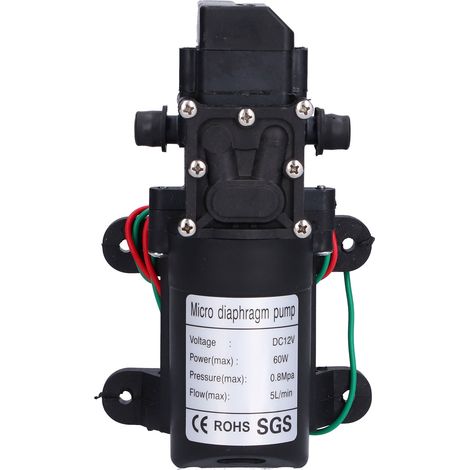 12v 60w Selbstansaugende Membranpumpe Zur Druckerhöhung Bei Gartenbewässerung Und Poolbewässerung