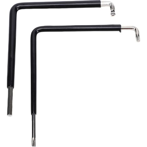 Fenstereinstellwerkzeug, 4-mm-sechskant-kugelkopf-spannschlüssel Tx15, 2 Stück